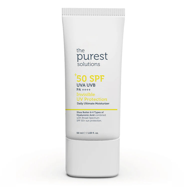 The Purest Solutions, Yüksek Koruma Ve Nemlendirici Etkili Invisible Güneş Koruyucu Krem SPF 50, 50 Ml.