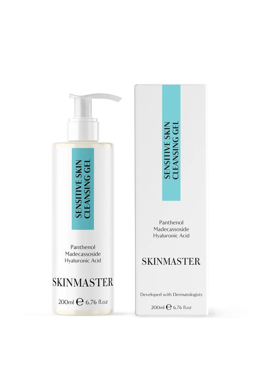 SkinMaster, Hassas Ciltler İçin Yüz Temizleme Jeli, 200ml - Yatıştırıcı (Panthenol %5 + Madecassoside + HA)