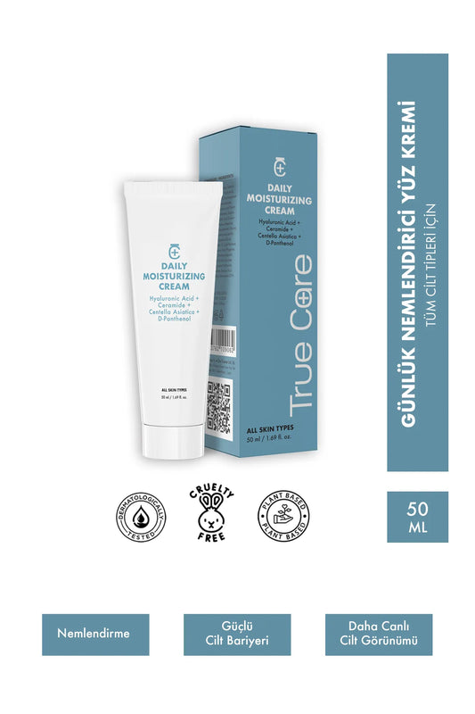 True Care, Daily Moisturizing Cream / Günlük Nemlendirici Yüz Kremi