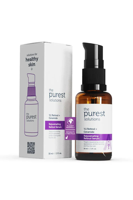 The Purest Solutions, Yaşlanma Karşıtı Ve Kırışıklık Giderici, Onarıcı Retinol Gece Serumu 30 Ml