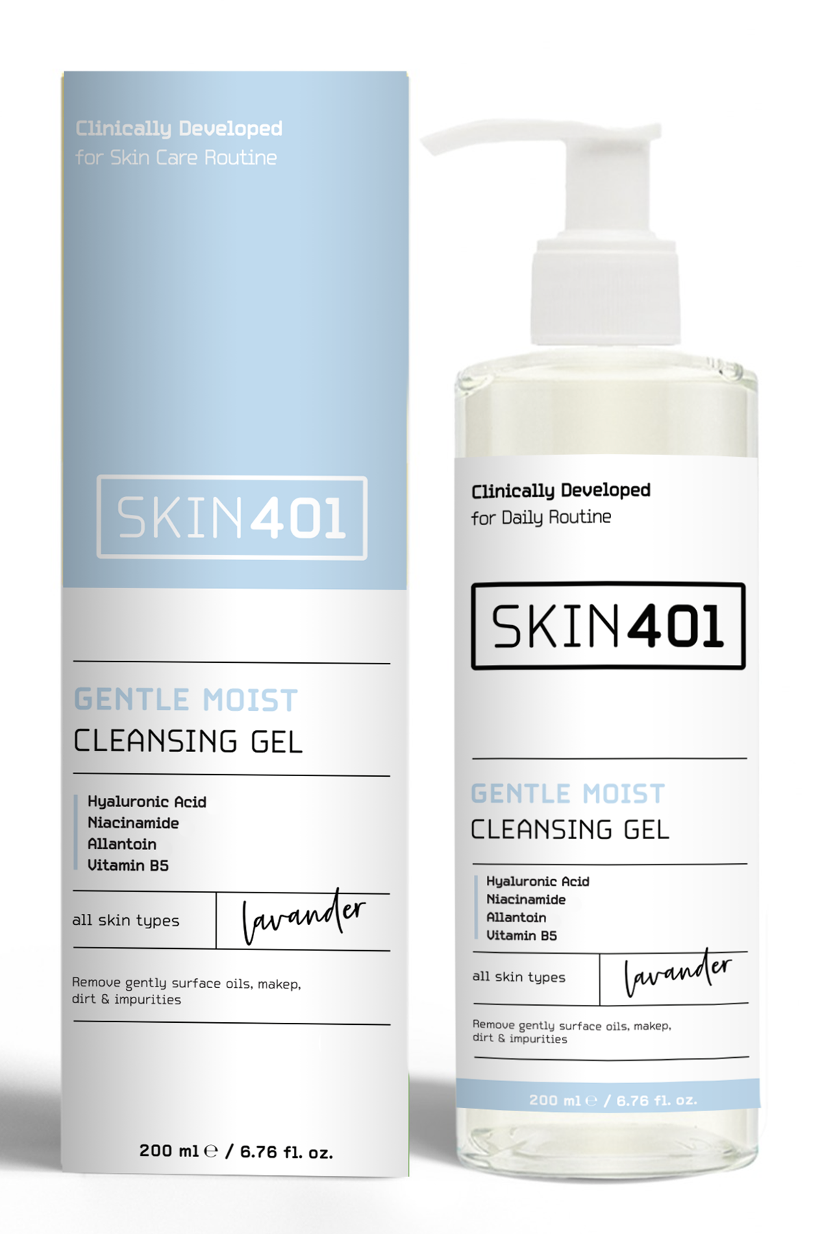 Skin401, Nemlendirici Tazelik Ve Parlaklık Veren Yüz Temizleme Jeli 200ml