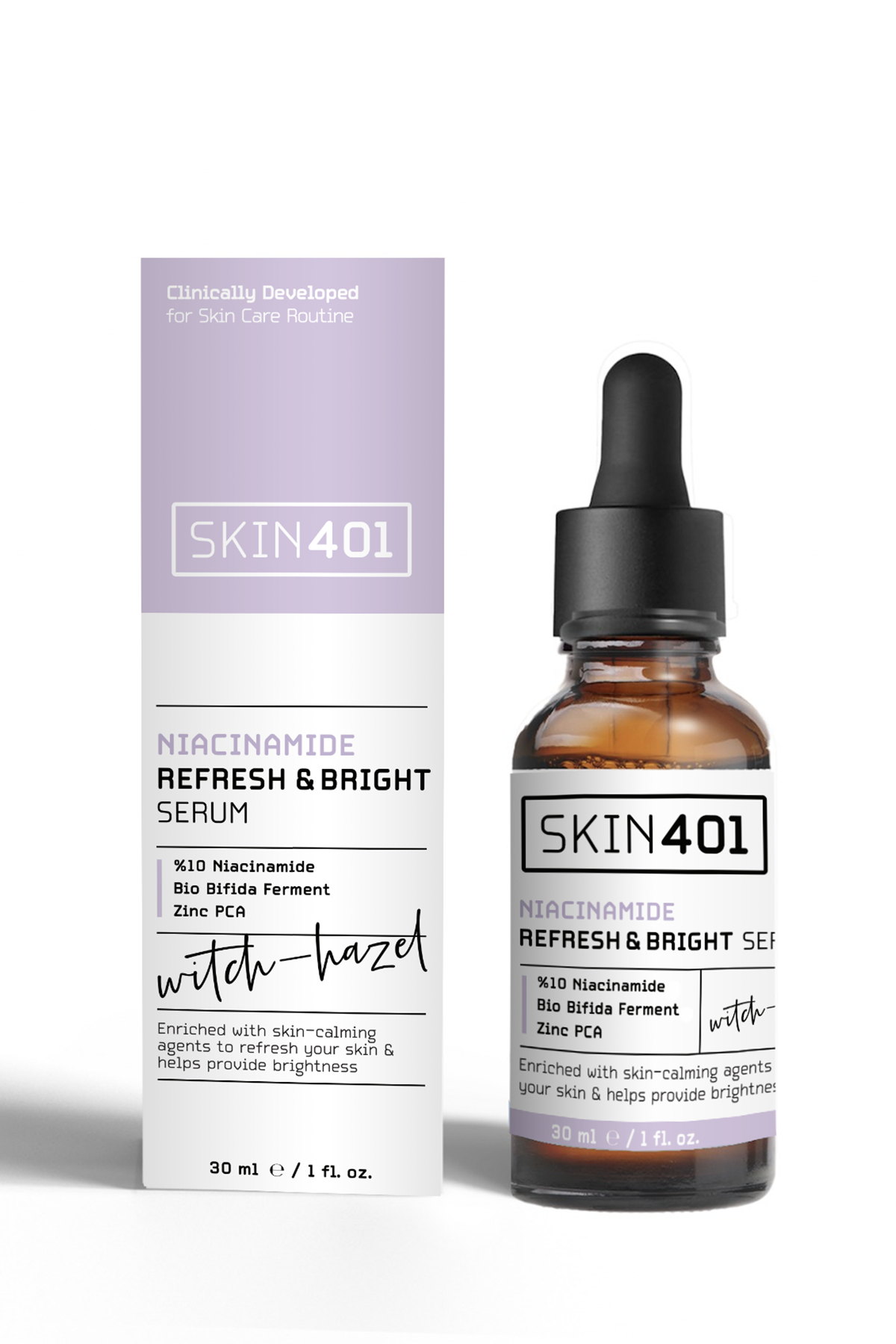 Skin401, %10 Niacinamide Canlandırıcı Ve Aydınlatıcı Serum 30ml