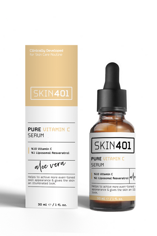 Skin401, %10 Vitamin C Aydınlatıcı Renk Tonu Eşitleyici Serum 30ml