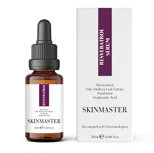 SkinMaster, Resveratrol Serum, 20ml - Kırışıklık Görünümünün Önlenmesine ve Sıkılaşmaya Yardımcı