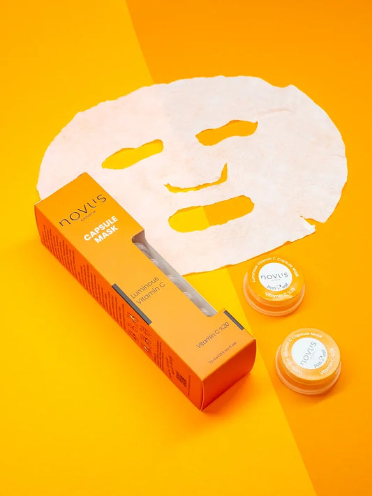 Novus, Luminous Vitamin C %20 Capsule Mask Aydınlatıcı-Leke Karşıtı-Ton Eşitleyici