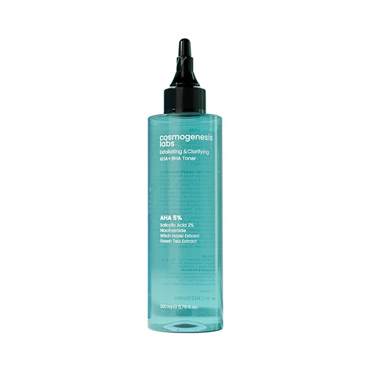 Cosmogenesis Labs, Exfoliating & Clarifying AHA+BHA Toner 200 ml