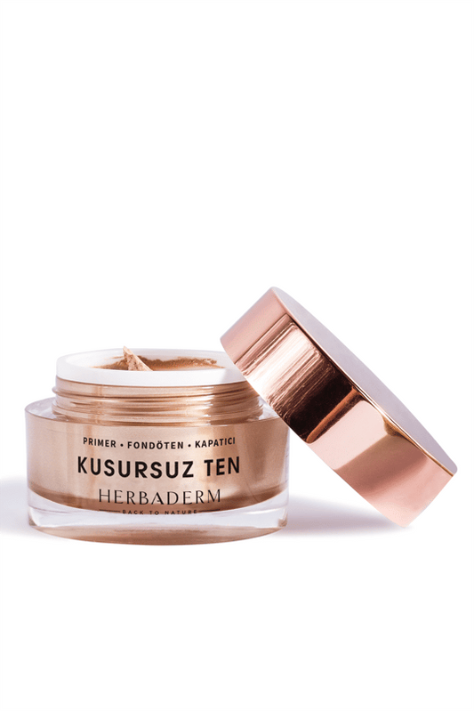 Herbaderm, Kusursuz Ten Primer, Fondöten, Kapatıcı, Nomakeup makeup