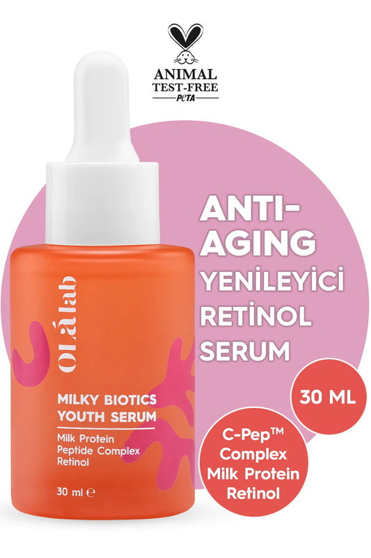 Olalab, Yaşlanma Karşıtı Onarıcı Cilt Yenileyici Retinol Peptit Cilt Serumu