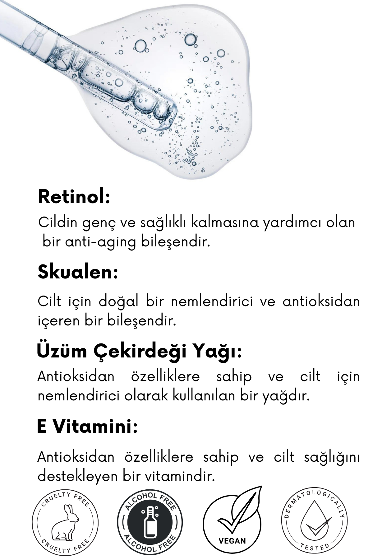 Synora, İnce Çizgi ve Kırışıklık,Yaşlanma Karşıtı Canlandırıcı Retinol Serum