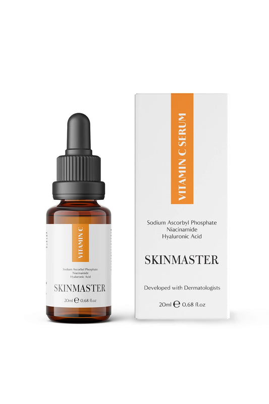 SkinMaster, Vitamin C Serum, 20ml - Aydınlatıcı Renk Tonu Eşitlemeye Yardımcı (Sodium Ascorbyl Phosphate, Niacinamide, HA)