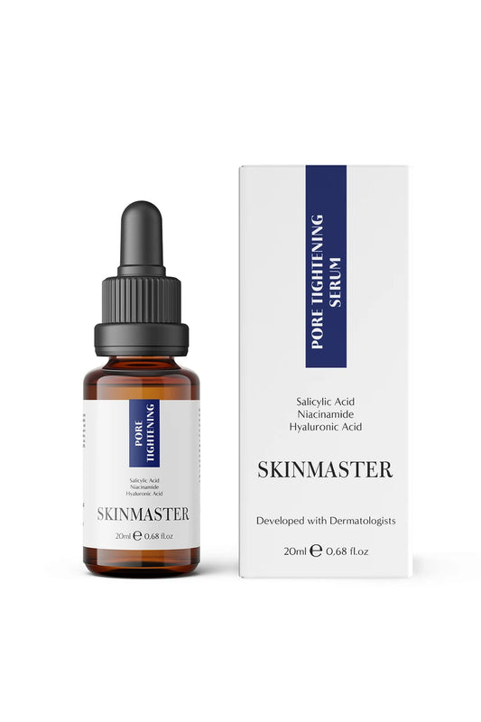 SkinMaster, Gözenek Sıkılaştırıcı Serum, 20ml - Siyah Nokta ve Akne Oluşumunu Gidermeye Yardımcı (BHA, B3, HA)