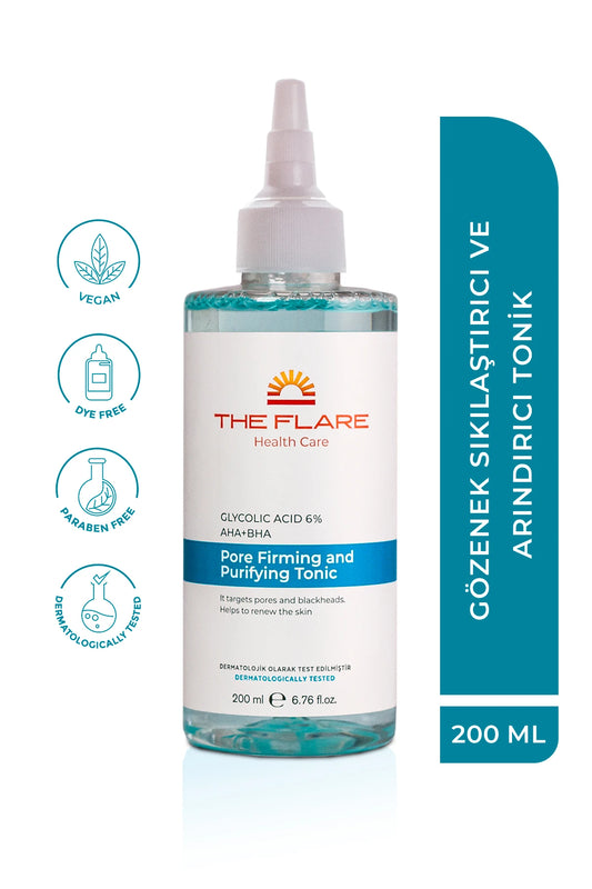 The Flare Health Care, Tonik Gözenek Sıkılaştırıcı ve Arındırıcı 200ml